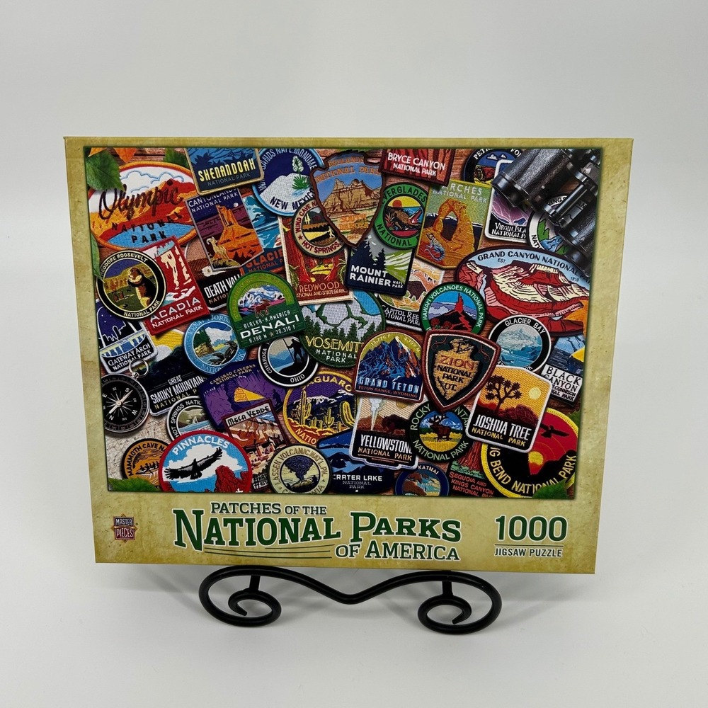 MasterPieces Patches of the National Parks of America‎ 1000 Piece Puzzle  NEW